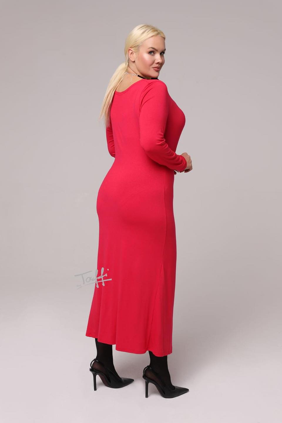 taffi sukienka bardot malina 2