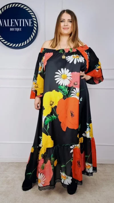 SASHA FERRANO sukienka CAMELIA polne kwiaty
