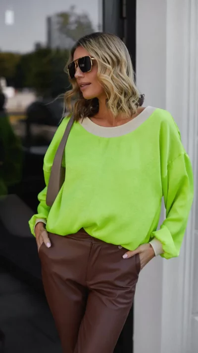 CARMEL bluzka OPIUM limonka