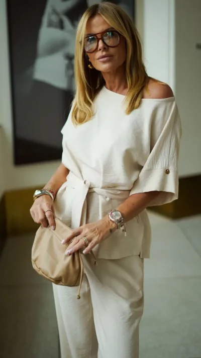 CARMEL Bluzka LAUREN beż