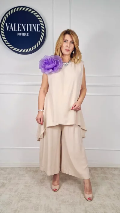 TAFFI Komplet ARKADIA z kwiatem