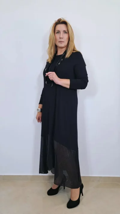 ES PARA MI Sukienka SIDA (czarna)