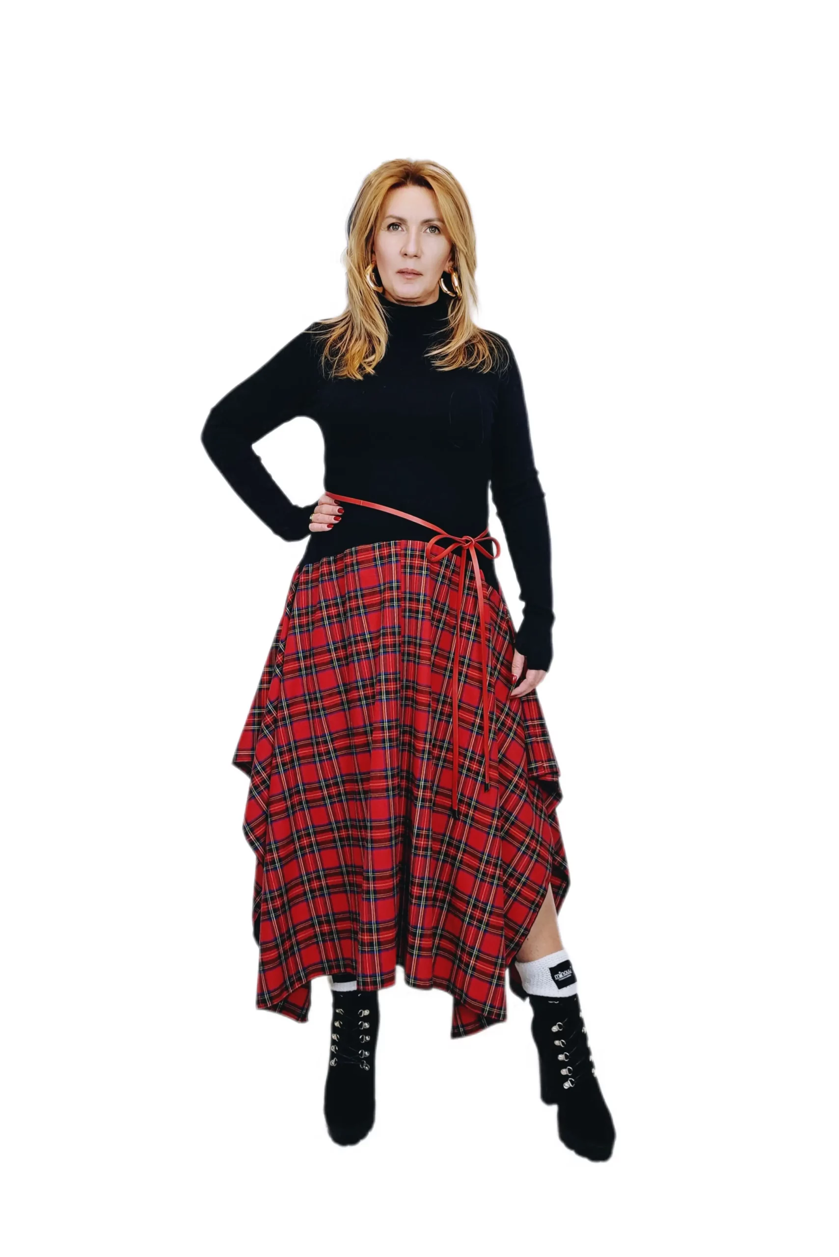 minouu sukienka anais czerwona 15