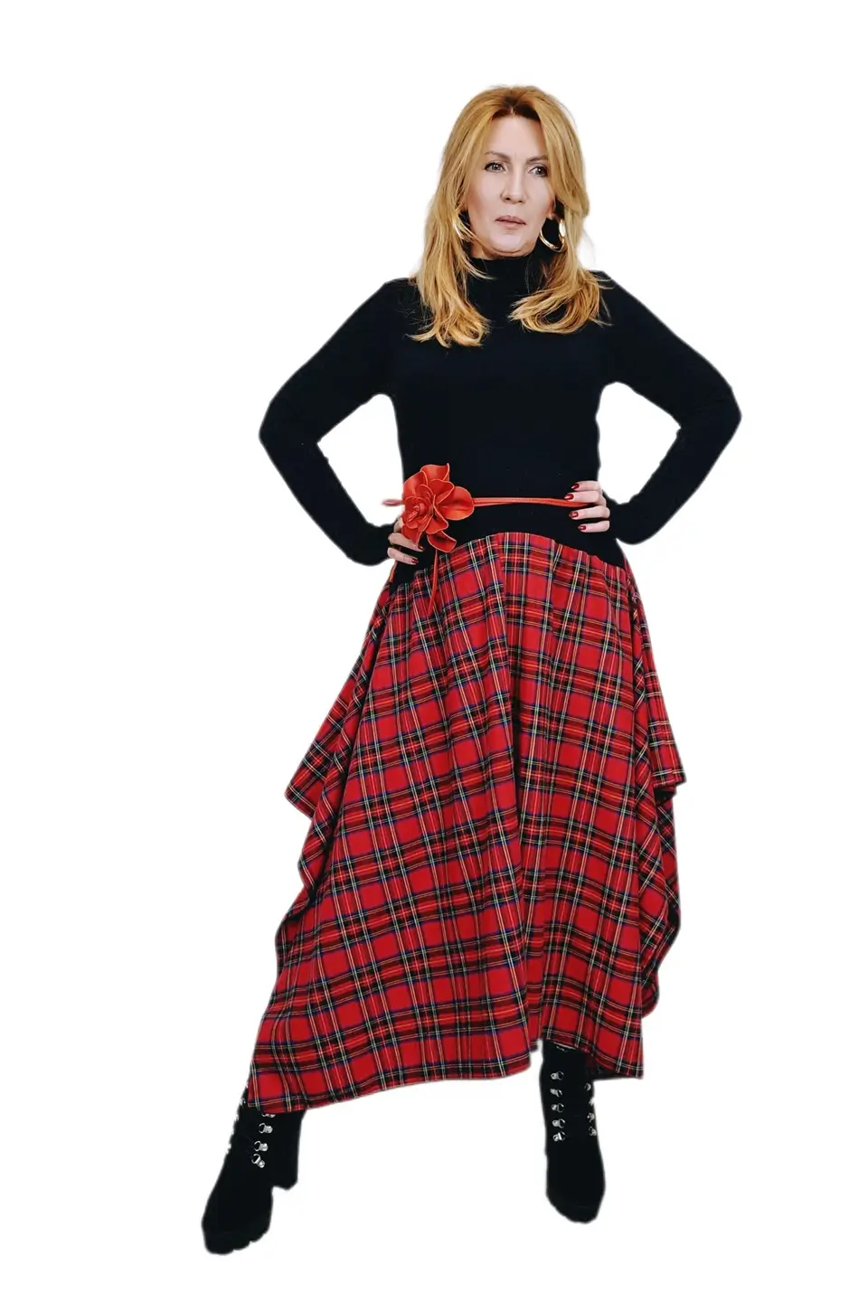 minouu sukienka anais czerwona 6