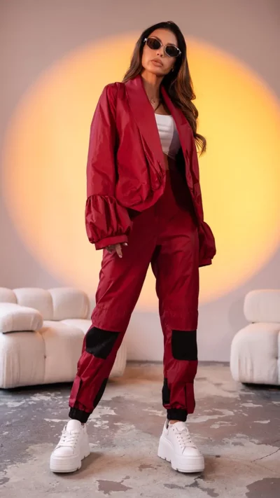 MISS CITY OFFICIAL Marynarka Hello (czerwony)
