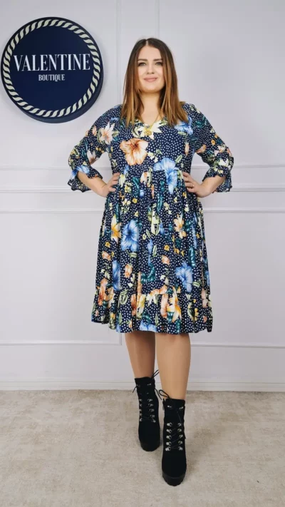 TAFFI Sukienka VIVI (granat)