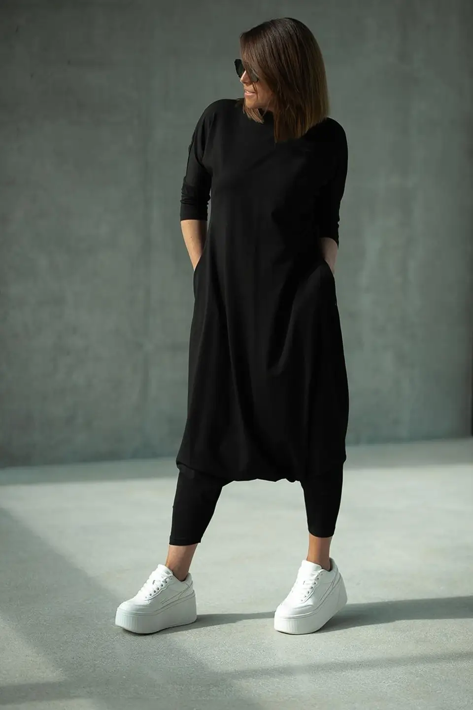 bastet kombinezon baggy czarny 4