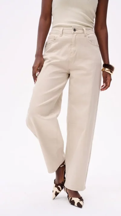 Blue Shadow Spodnie Jeans (Beż)