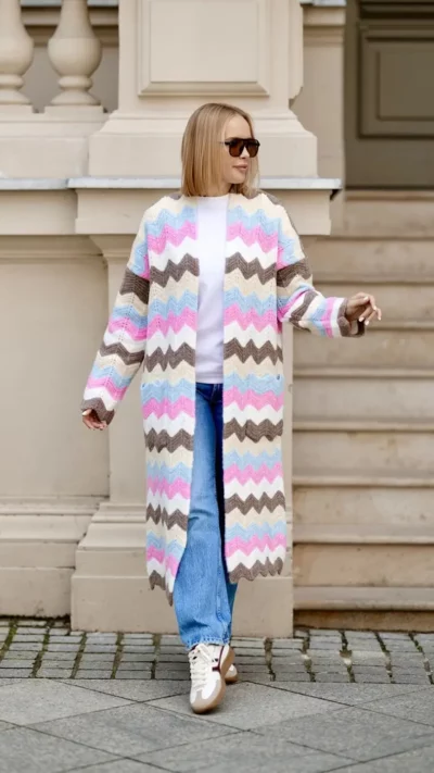 SPLOTY Kardigan Wendy (kakao-ecru)