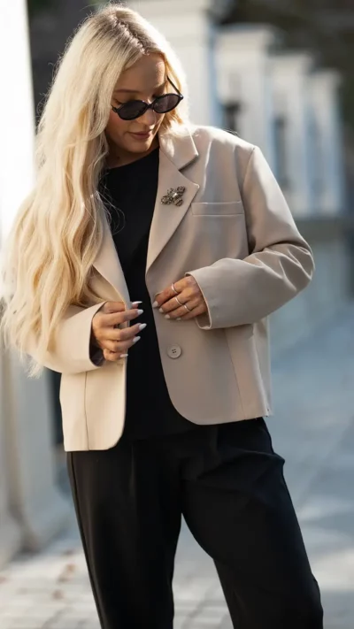 BASTET Marynarka punto model 3078 (bez)