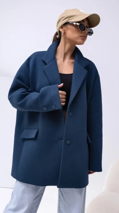 MISS CITY OFFICIAL Marynarka damska Pocket (niebieski)