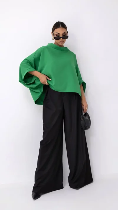 MISS CITY OFFICIAL Bluzka Kimono (zielony)