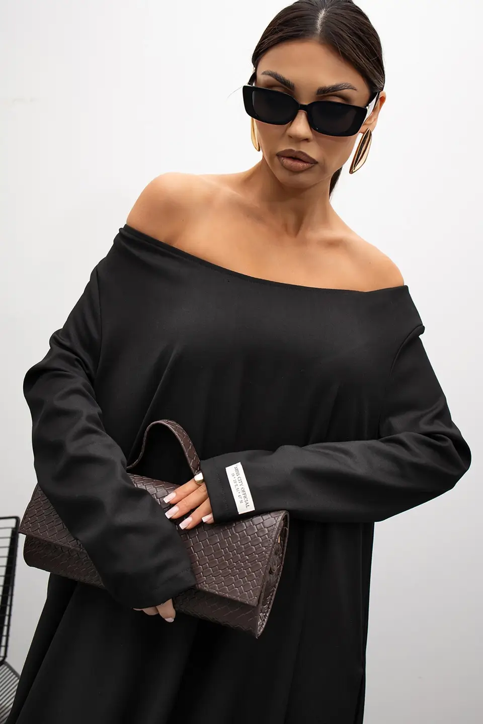 mco sukienka bombka edition czarny 1