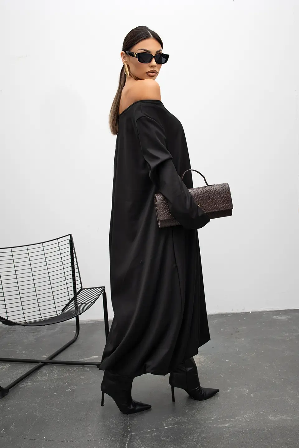 mco sukienka bombka edition czarny 4