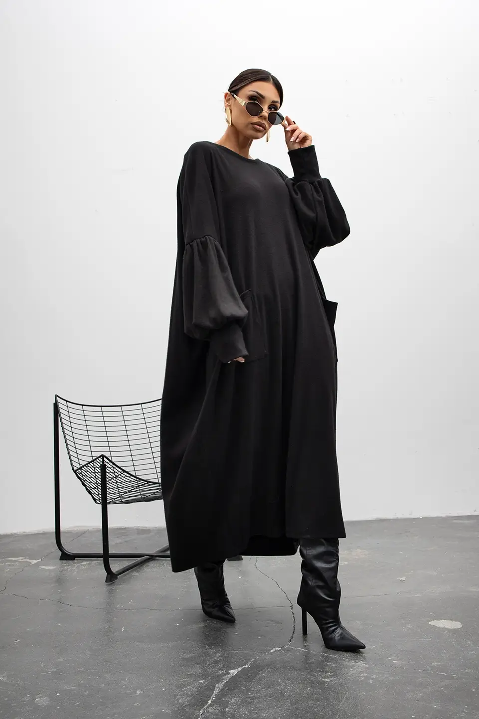 mco sukienka outline czarny 1