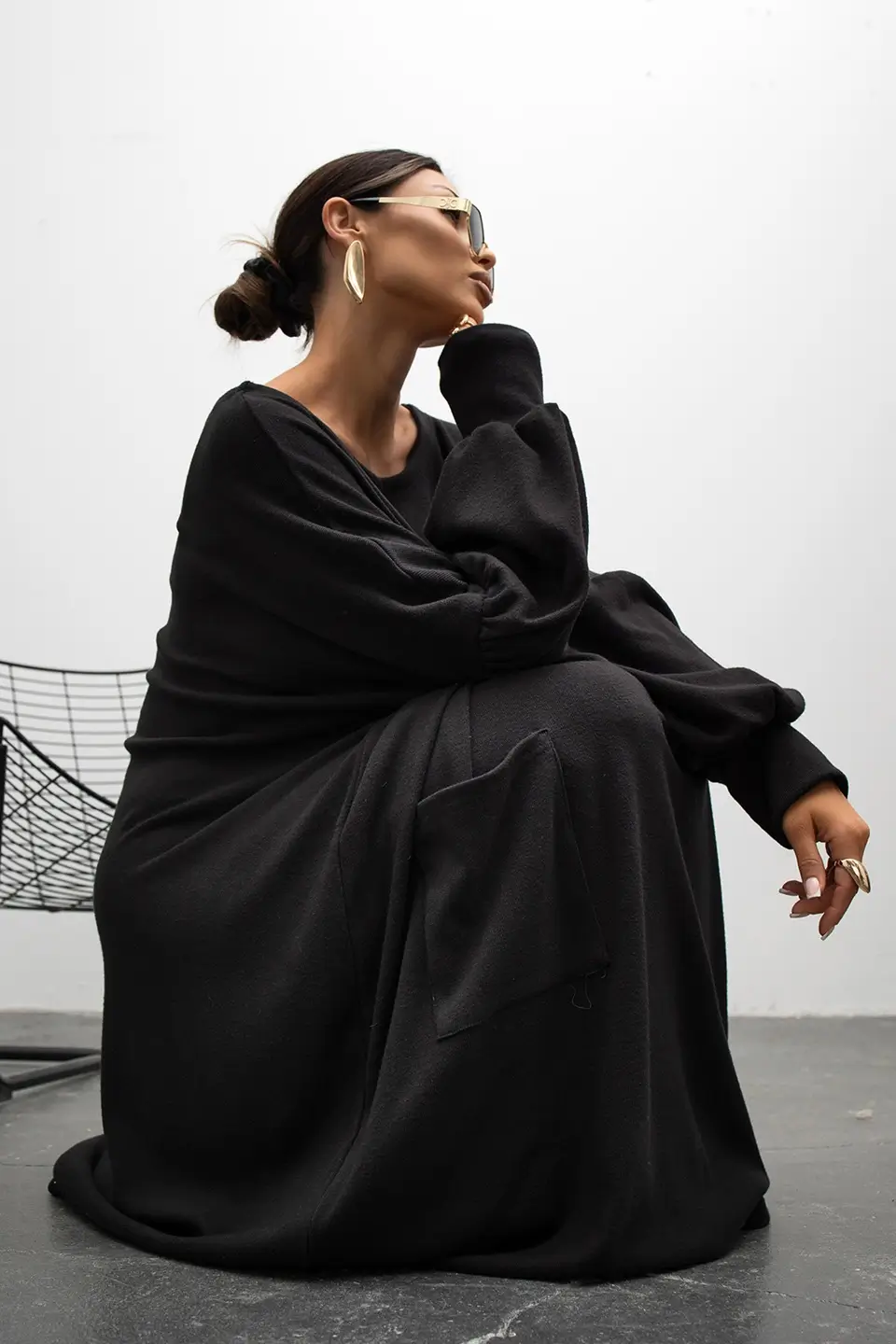 mco sukienka outline czarny 3