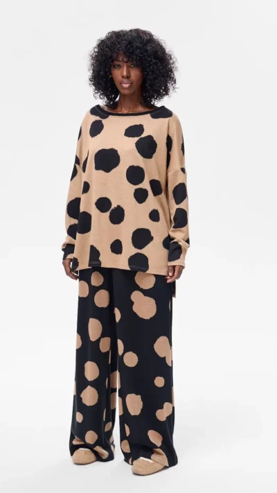 Blue Shadow Komplet damski Kashy (beż / czarny)