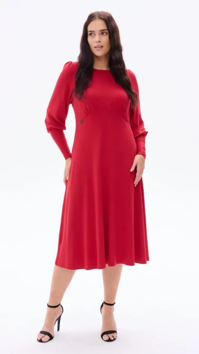 Blue Shadow Sukienka Zendaya Czerwona