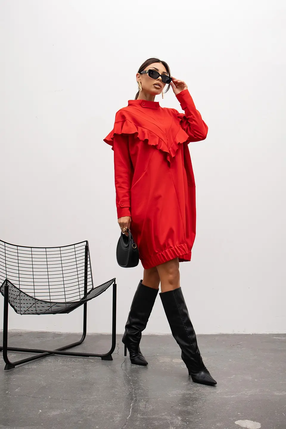 mco sukienka miracle czerwony 2