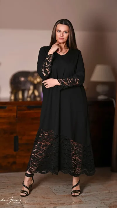 SASHA FERRANO Sukienka SUZI (koronka gipiura)